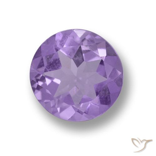 Medium Violet Amethyst Gem - 2.2ct Round Facet (ID: 460724)