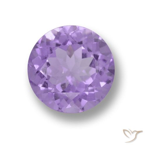 3.60ct Natural Medium Violet Amethyst, Round, VVS