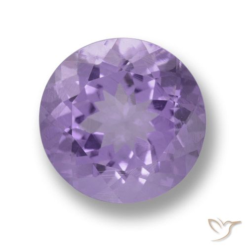 3.20ct Natural Medium Violet Amethyst, Round, VVS