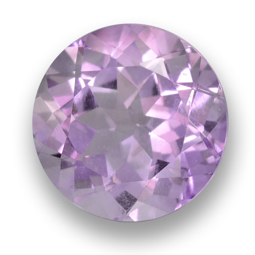 Iris Violet Amethyst Edelstein - 3.7ct Rund Facettenschliff (ID: 460785)