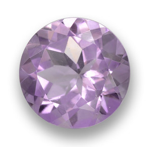 3.24 ct Violet Amethyst Gemstone, Amethyst Gem in Round Facet Shape for Sale.