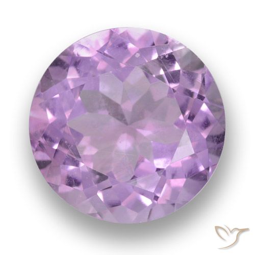 3.53ct Natural Medium Pink Violet Amethyst, Round, VVS-VS