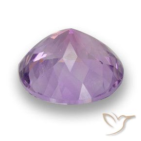 Amethyst Gemstone in 10 mm (calibrated) Size for Sale, Amethyst Stone in Medium Pink Violet Color
