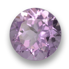 3.80 ct Violet Amethyst Stone, Natural Amethyst in Round Facet Shape for Sale