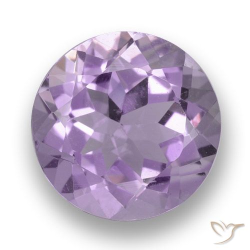 3.31ct Natural Medium Violet Pink Amethyst, Round, VVS