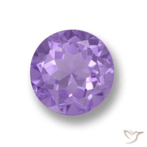 2.76ct Natural Deep Iris Violet Amethyst, Round, VVS