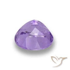 Amethyst Gemstone in 9 mm (calibrated) Size for Sale, Amethyst Stone in Deep Iris Violet Color