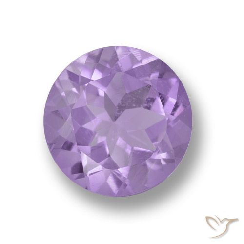 2.31ct Natural Medium Violet Pink Amethyst, Round, VVS
