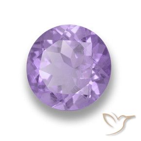 2.31 ct Violet Amethyst Stone, Natural Amethyst in Round Facet Shape for Sale