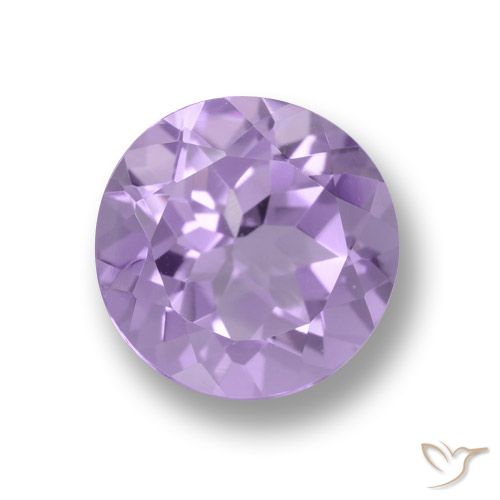 2.40ct Natural Medium-Light Violet Amethyst, Round, VVS