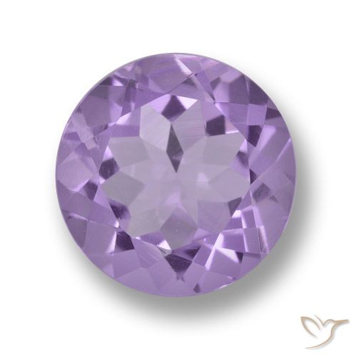 3.29 ct Round Cut Amethyst, 10 mm From Brazil, Photo A