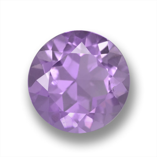 Violeta medio Amatista Gema - 2.6ct Faceta Redonda (ID: 460868)