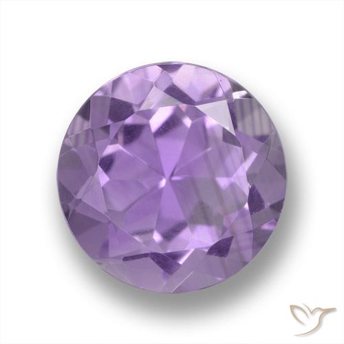 3.24 ct Round Cut Amethyst, 10 mm From Brazil, Photo A