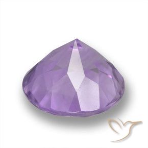 Amethyst Gemstone in 10 mm (calibrated) Size for Sale, Amethyst Stone in Medium-Light Violet Color
