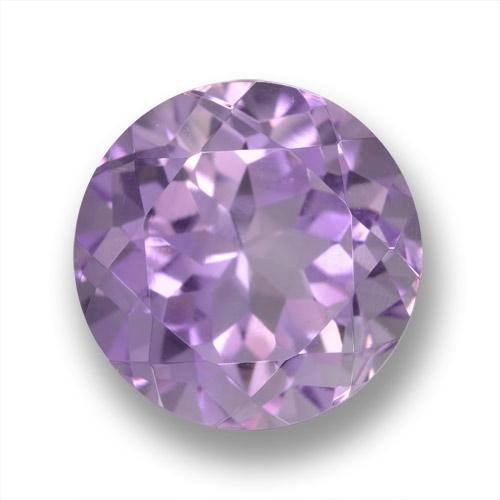 4.14 ct Round Cut Amethyst, 10.1 mm From Brazil, Photo A