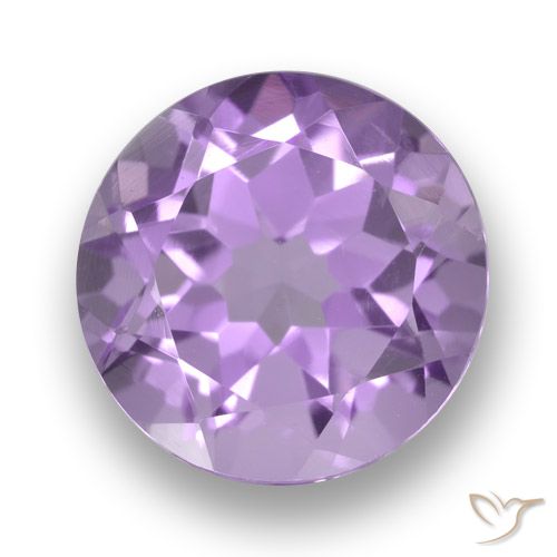 2.74ct Natural Pinkish Violet Amethyst, Round, VVS
