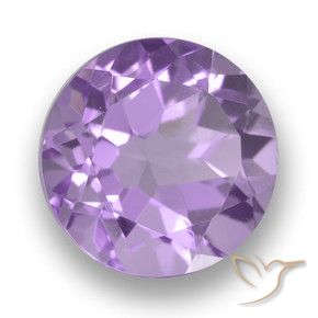 2.74 ct Violet Amethyst Stone, Natural Amethyst in Round Facet Shape for Sale