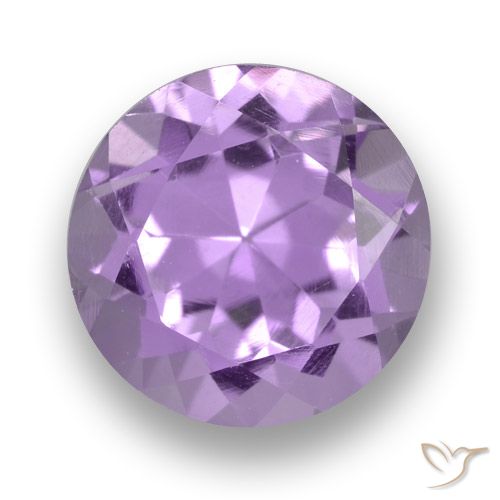 Medium Violet Аметист Камень - 2.6ct Круглая Фасетная Огранка (ID: 460912)