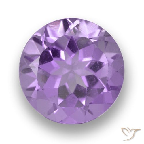 2.54ct Natural Deep Iris Violet Amethyst, Round, VVS