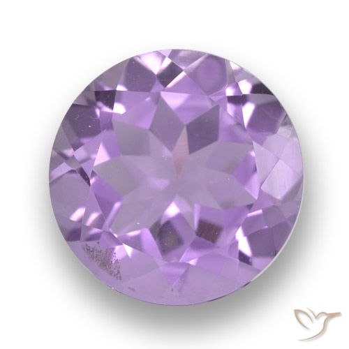 3.24 ct Round Cut Amethyst, 10.1 mm From Brazil, Photo A