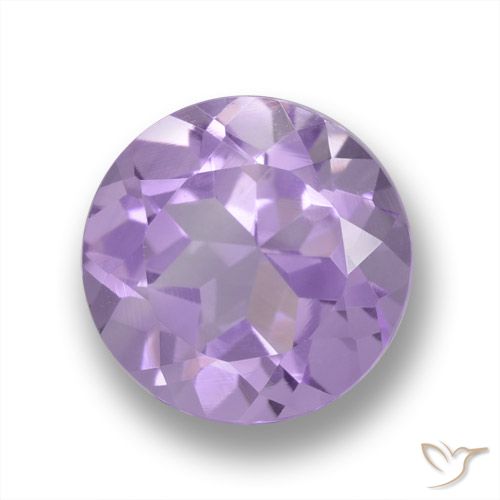 Violeta medio Amatista Gema - 2.5ct Faceta Redonda (ID: 460975)