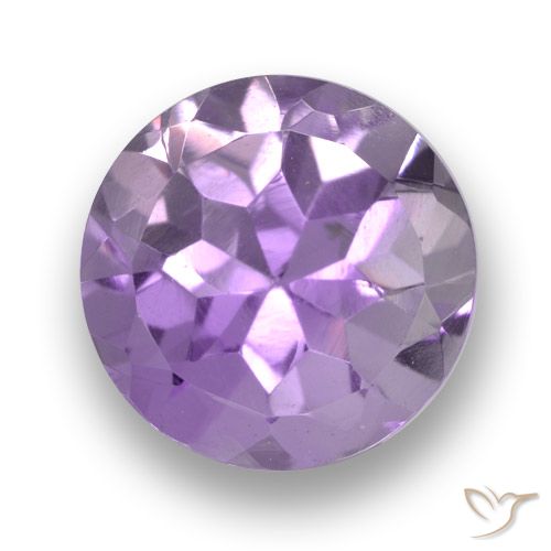 2.37ct Natural Medium-Light Violet Amethyst, Round, VVS-VS