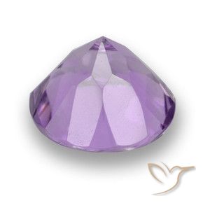 Amethyst Gemstone in 9 mm (calibrated) Size for Sale, Amethyst Stone in Medium-Light Violet Color