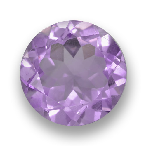 Violeta rosado Amatista Gema - 2.4ct Faceta Redonda (ID: 461069)