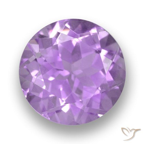 3.71 ct Round Cut Amethyst, 10.1 mm From Brazil, Photo A