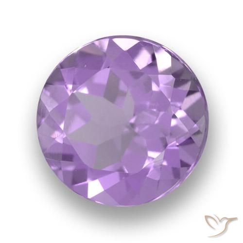 2.31 ct Violet Amethyst Stone, Natural Amethyst in Round Facet Shape for Sale