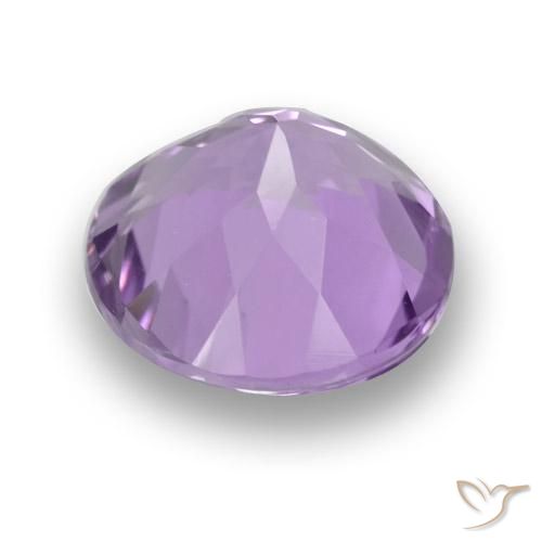 Amethyst Gemstone in 9 mm (calibrated) Size for Sale, Amethyst Stone in Medium Violet Color