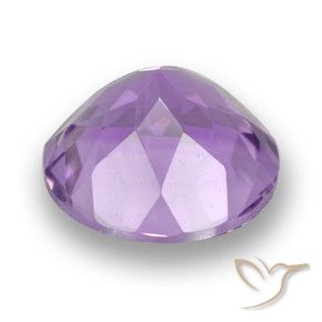 Amethyst Gemstone in 9 mm (calibrated) Size for Sale, Amethyst Stone in Medium Pinkish Violet Color