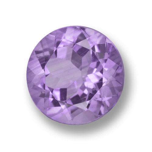 Medium Violet Аметист Камень - 3.6ct Круглая Фасетная Огранка (ID: 461195)