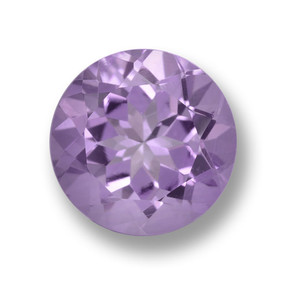 Medium Violet Аметист Камень - 3.5ct Круглая Фасетная Огранка (ID: 461196)
