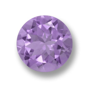 Violeta medio Amatista Gema - 3ct Faceta Redonda (ID: 461197)
