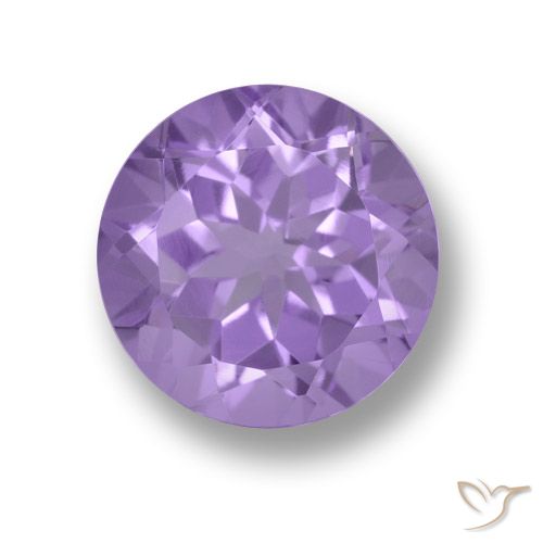 3.49 ct Round Cut Amethyst, 9.9 mm From Brazil, Photo A