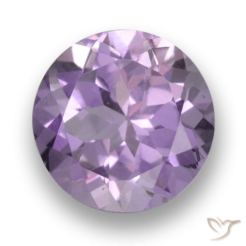 2.54ct Natural Medium Violet Pink Amethyst, Round, VVS