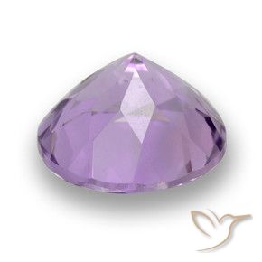 Amethyst Gemstone in 9 mm (calibrated) Size for Sale, Amethyst Stone in Medium Violet Pink Color