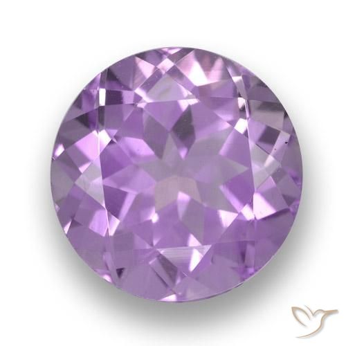 3.58 ct Round Cut Amethyst, 10.1 mm From Brazil, Photo A