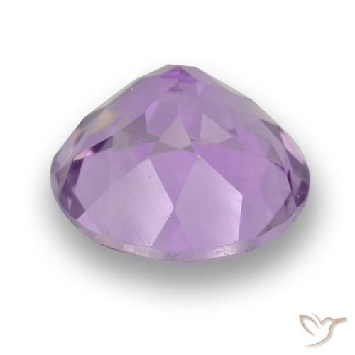 Amethyst Gemstone in 10 mm (calibrated) Size for Sale, Amethyst Stone in Medium Pink Violet Color