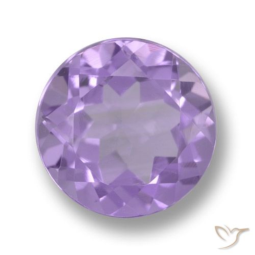 2.63ct Natural Medium Violet Amethyst, Round, VVS