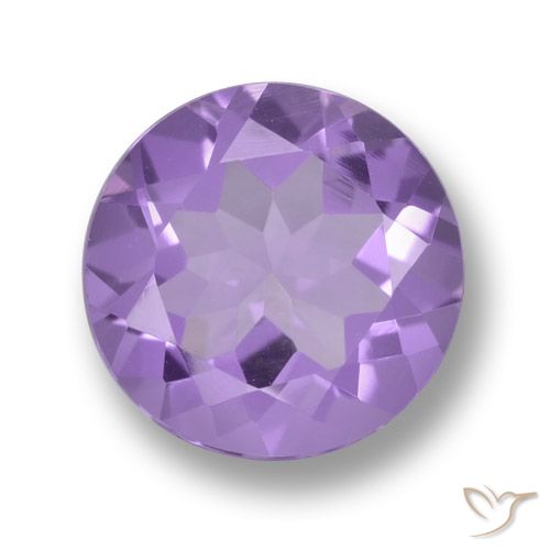 2.21ct Natural Medium Violet Amethyst, Round, VVS