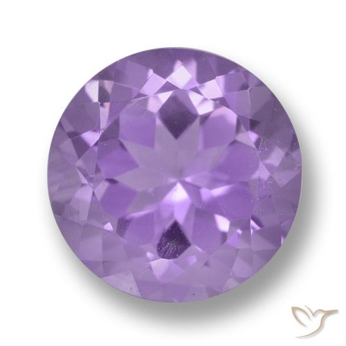 3.52 ct Round Cut Amethyst, 10.1 mm From Brazil, Photo A