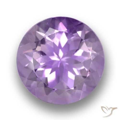 4.70ct Natural Pinkish Violet Amethyst, Round, VVS-VS