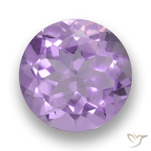 3.71ct Natural Medium Violet Pink Amethyst, Round, VVS-VS
