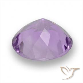 Amethyst Gemstone in 11 mm (calibrated) Size for Sale, Amethyst Stone in Medium Violet Pink Color