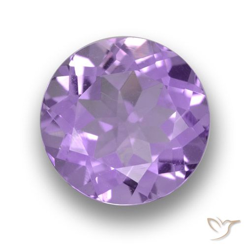 4.12ct Natural Medium Violet Amethyst, Round, VVS-VS