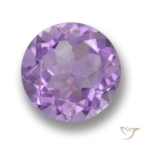 4.41ct Natural Medium Violet Amethyst, Round, VVS-VS