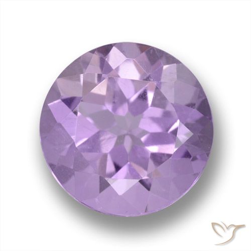 11mm runder violetter Amethyst aus Brasilien, Gewicht von 4,58 ct, natürlicher Edelstein in VVS-VS Reinheit, 1 Stück runder Amethyst - Farbe: Mittelviolett, Mohs-Härte von 7 Geeignet für den täglichen Gebrauch im Schmuck, Entsperrt das Kronenchakra, Photo A