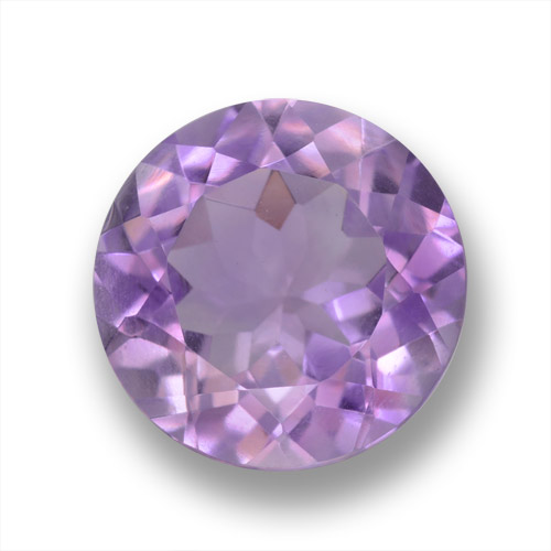 Violet Iris Améthyste gemme - 6.5ct Facette ronde (ID: 462328)